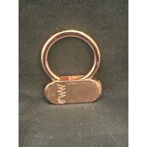 Weight Watchers 10 Pound Keychain Keyring Purse Bag Charm Rose Gold Tone No Box